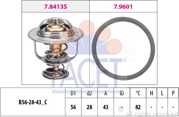 FACET 7.8640 - Termostato, Refrigerante www.autoricambit.com