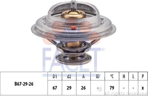 FACET 7.8638S - Termostato, Refrigerante www.autoricambit.com