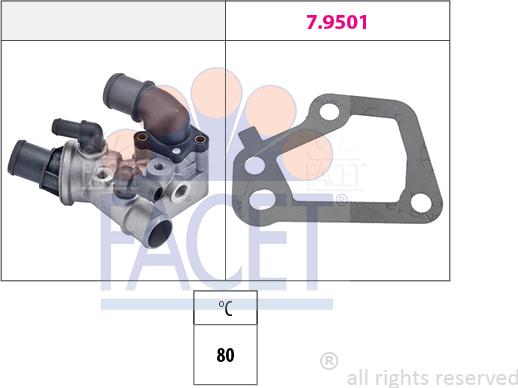 FACET 7.8095 - Termostato, Refrigerante www.autoricambit.com