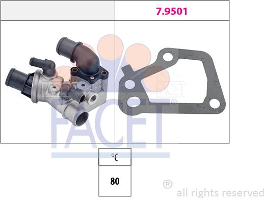 FACET 7.8098 - Termostato, Refrigerante www.autoricambit.com