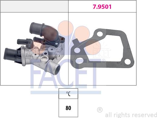 FACET 7.8097 - Termostato, Refrigerante www.autoricambit.com