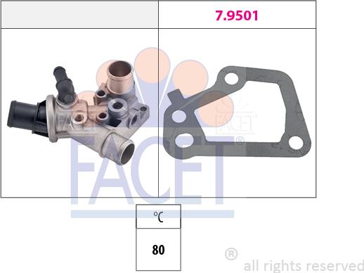 FACET 7.8152 - Termostato, Refrigerante www.autoricambit.com