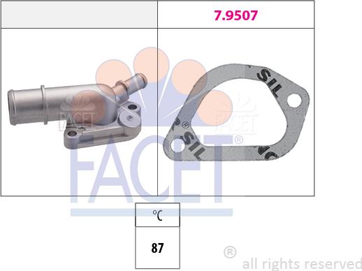 FACET 7.8160 - Termostato, Refrigerante www.autoricambit.com