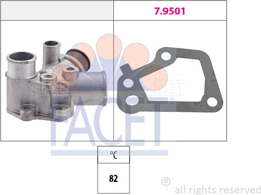 FACET 7.8128 - Termostato, Refrigerante www.autoricambit.com