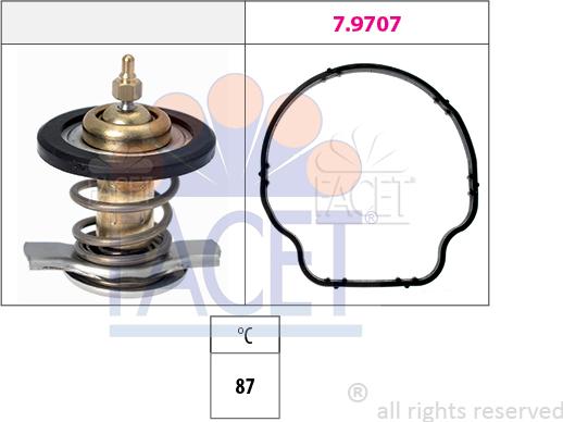 FACET 7.8805 - Termostato, Refrigerante www.autoricambit.com