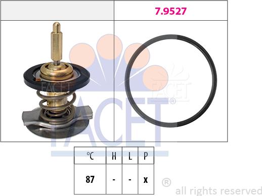 FACET 7.8807 - Termostato, Refrigerante www.autoricambit.com