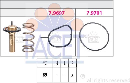 FACET 7.8826 - Termostato, Refrigerante www.autoricambit.com