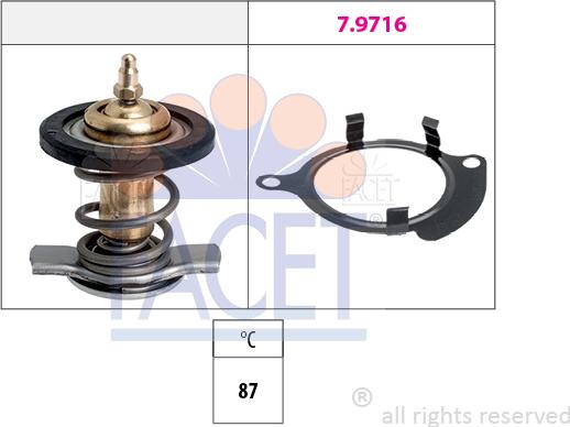 FACET 7.8820 - Termostato, Refrigerante www.autoricambit.com