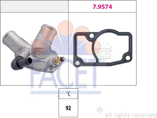 FACET 7.8348 - Termostato, Refrigerante www.autoricambit.com