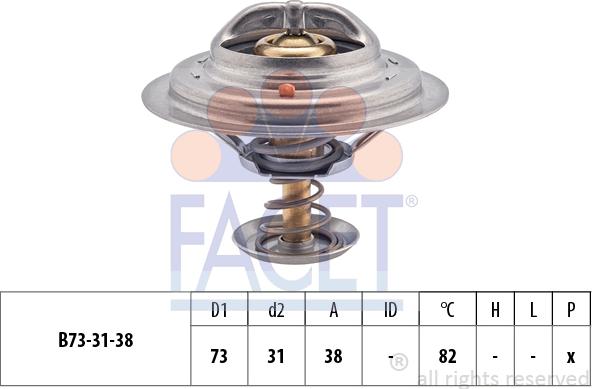 FACET 7.8363S - Termostato, Refrigerante www.autoricambit.com