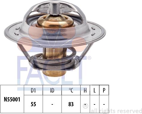 FACET 7.8304S - Termostato, Refrigerante www.autoricambit.com