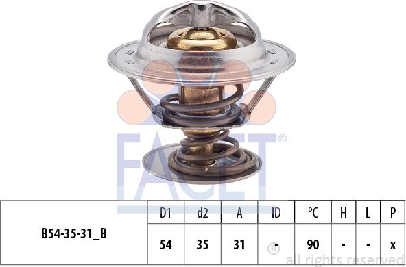 FACET 7.8307S - Termostato, Refrigerante www.autoricambit.com