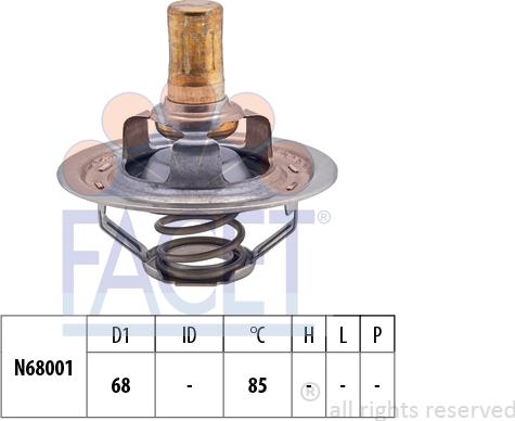 FACET 7.8310S - Termostato, Refrigerante www.autoricambit.com