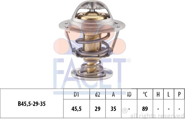 FACET 7.8389S - Termostato, Refrigerante www.autoricambit.com