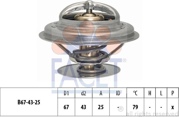 FACET 7.8333S - Termostato, Refrigerante www.autoricambit.com