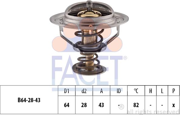 FACET 7.8379S - Termostato, Refrigerante www.autoricambit.com