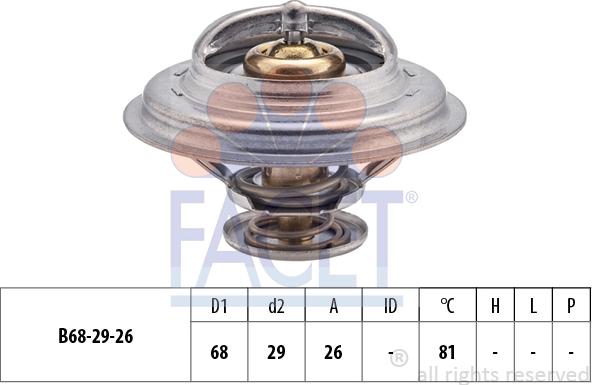 FACET 7.8250S - Termostato, Refrigerante www.autoricambit.com