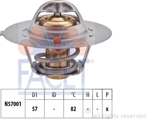 FACET 7.8209S - Termostato, Refrigerante www.autoricambit.com