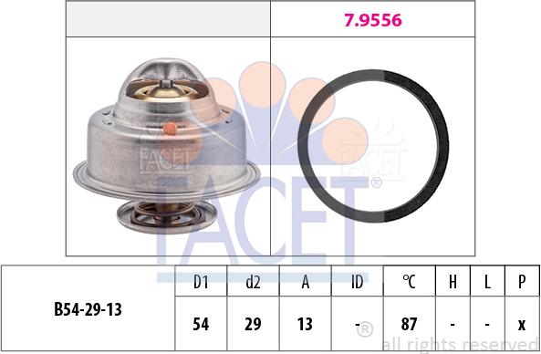 FACET 7.8211 - Termostato, Refrigerante www.autoricambit.com