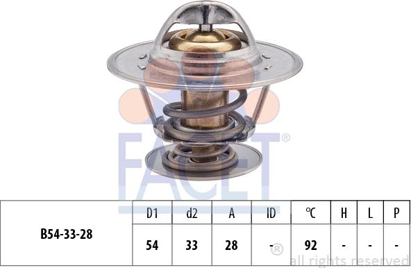 FACET 7.8213S - Termostato, Refrigerante www.autoricambit.com