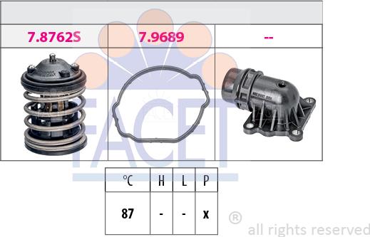 FACET 7.8763K - Termostato, Refrigerante www.autoricambit.com