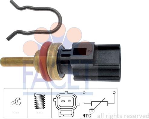 FACET 7.3346 - Sensore, Temperatura refrigerante www.autoricambit.com