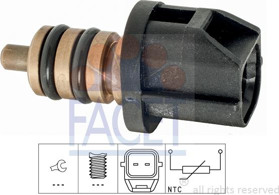 FACET 7.3383 - Sensore, Temperatura carburante www.autoricambit.com