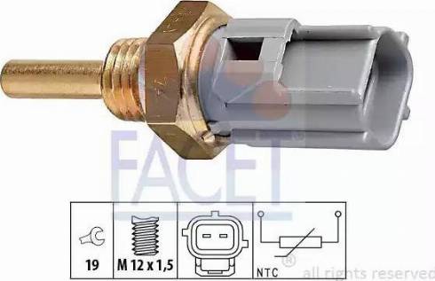 FACET 7.3327 - Sensore, Temperatura carburante www.autoricambit.com