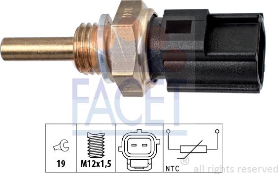 FACET 7.3298 - Sensore, Temperatura refrigerante www.autoricambit.com