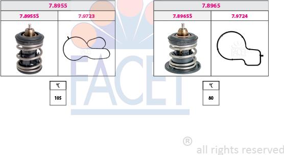 FACET 7.7987KK - Termostato, Refrigerante www.autoricambit.com