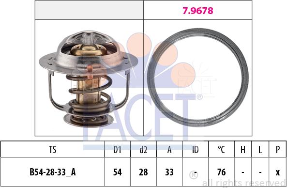 FACET 7.7934 - Termostato, Refrigerante www.autoricambit.com