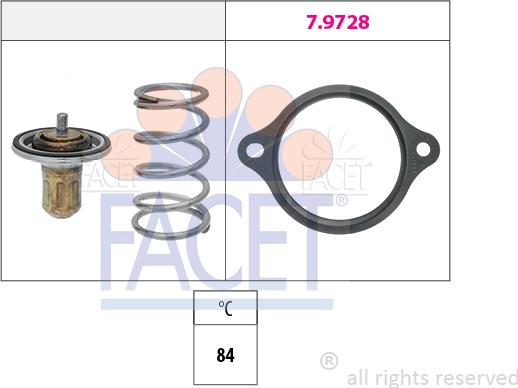 FACET 7.7970 - Termostato, Refrigerante www.autoricambit.com