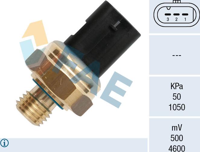 FAE 15610 - Sensore, Pressione olio www.autoricambit.com