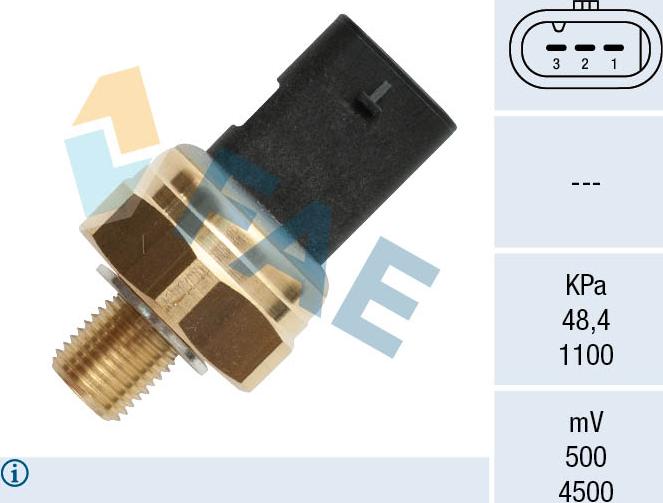 FAE 15613 - Sensore, Pressione olio www.autoricambit.com