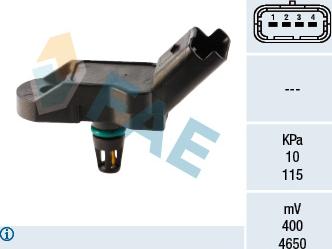 FAE 15035 - Sensore, Pressione collettore d'aspirazione www.autoricambit.com