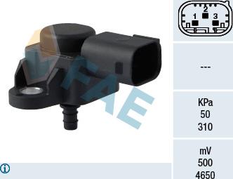 FAE 15103 - Sensor MAP, pressione del collettore di aspirazione www.autoricambit.com