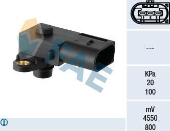 FAE 15204 - Sensore, Pressione collettore d'aspirazione www.autoricambit.com