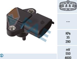 FAE 15213 - Sensore, Pressione collettore d'aspirazione www.autoricambit.com