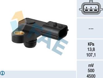 FAE 15217 - Sensore, Pressione collettore d'aspirazione www.autoricambit.com