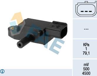 FAE 16148 - Sensore, Pressione gas scarico www.autoricambit.com