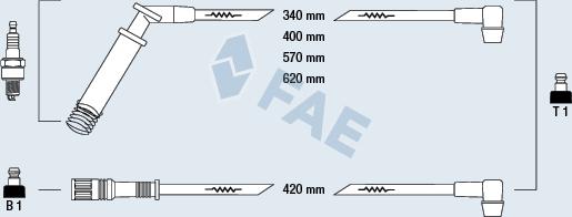 FAE 85570 - Kit cavi accensione www.autoricambit.com