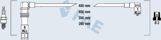 FAE 85696 - Kit cavi accensione www.autoricambit.com