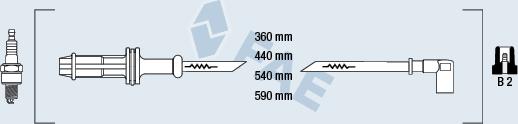 FAE 85600 - Kit cavi accensione www.autoricambit.com