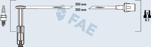 FAE 85052 - Kit cavi accensione www.autoricambit.com