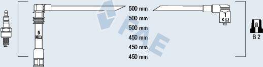 FAE 85062 - Kit cavi accensione www.autoricambit.com