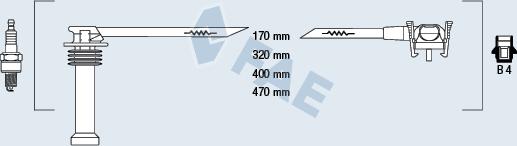 FAE 85120 - Kit cavi accensione www.autoricambit.com