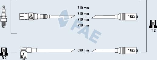 FAE 85870 - Kit cavi accensione www.autoricambit.com