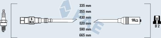 FAE 85878 - Kit cavi accensione www.autoricambit.com