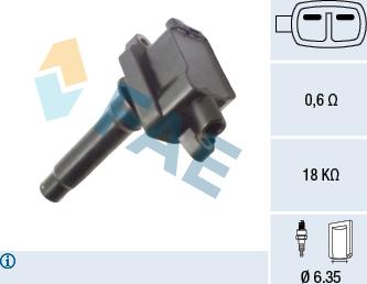 FAE 80395 - Bobina d'accensione www.autoricambit.com