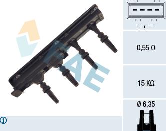 FAE 80237 - Bobina d'accensione www.autoricambit.com